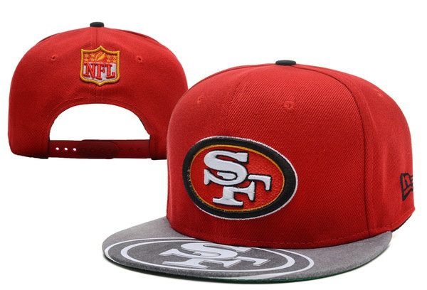 San Francisco 49ers Red Snapback Hat XDF 1 0721